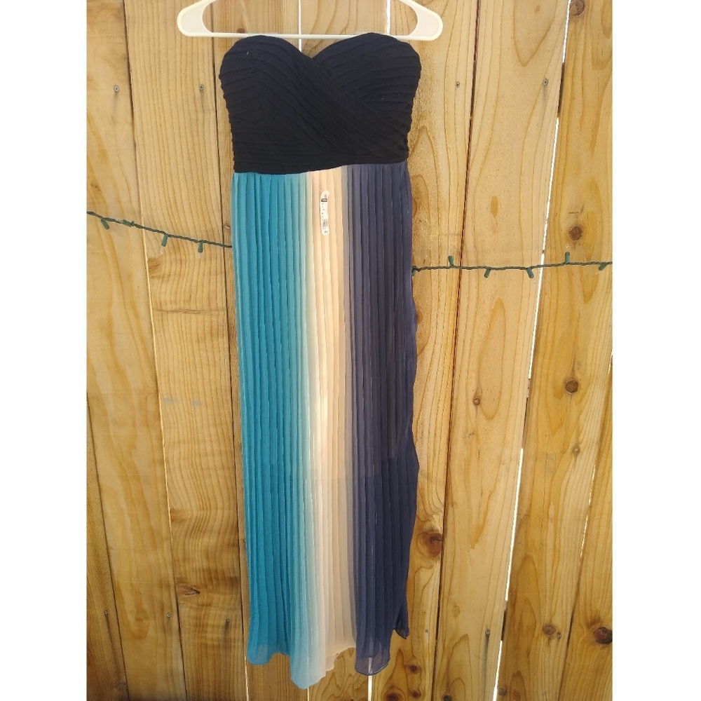 Strapless long dress Large